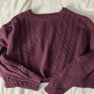 LA Hearts Cropped Sweater